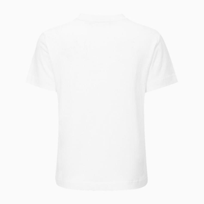 CK Jeans夏季女士时尚纯棉字母填充印花LOGO透气短袖T恤ZW01732