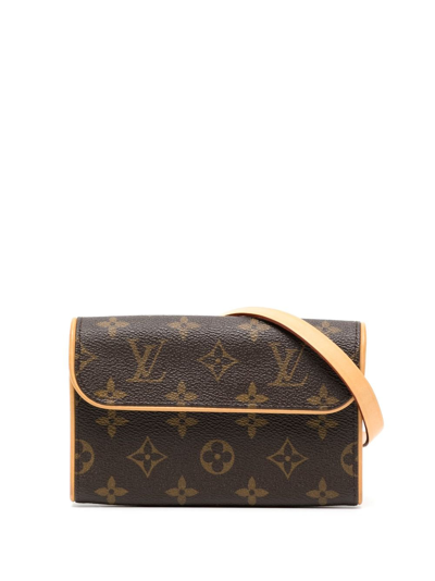 Pre-owned Louis Vuitton Florentine 迷你腰包（2007年典藏款） In Brown