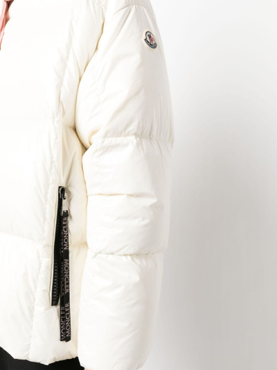 Shop Moncler Parana Padded Down Jacket In White