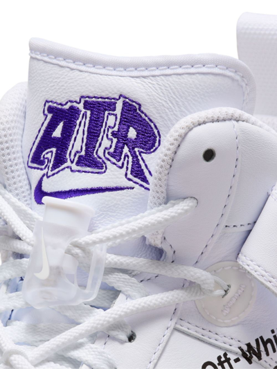 Nike Air Force 1 Lace-up Sneakers In White