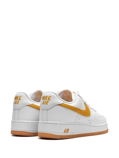 Shop Nike Air Force 1 Low Waterproof "university Gold" Sneakers In White