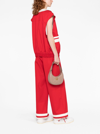 Shop Gucci Mini Gg Marmont Shoulder Bag In Neutrals