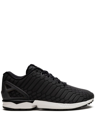 Shop Adidas Originals Zx Flux "xeno" Sneakers In Black