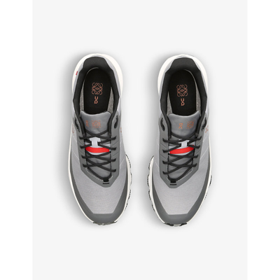 Loewe On Cloudventure Shell-trimmed Mesh Sneakers In Grey
