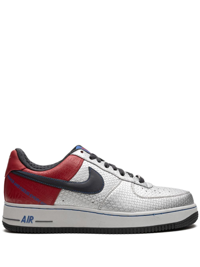 Shop Nike Air Force 1 Prm '07 (jones) Sneakers In Silver