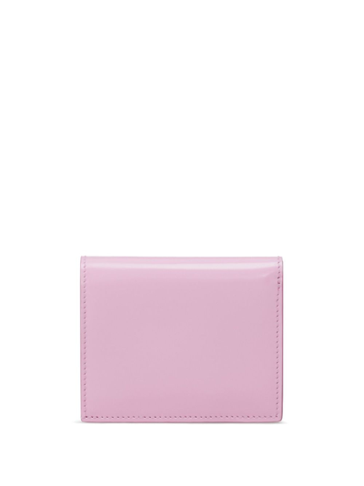 Shop Ferragamo Gancini-buckle Leather Wallet In Pink