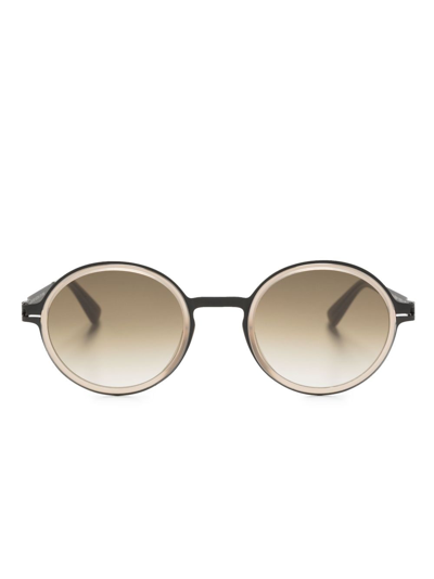 Shop Mykita Dayo Round-frame Sunglasses In Brown