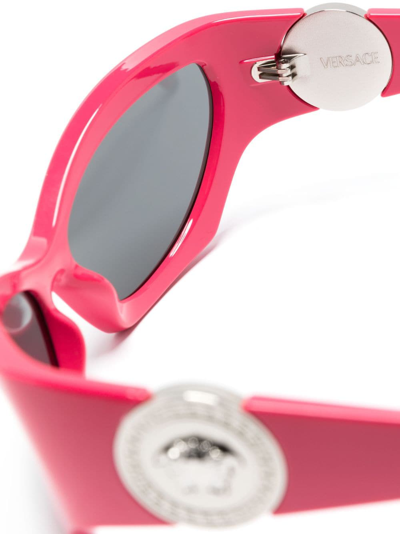 Shop Versace Tinted Cat-eye Sunglasses In Pink