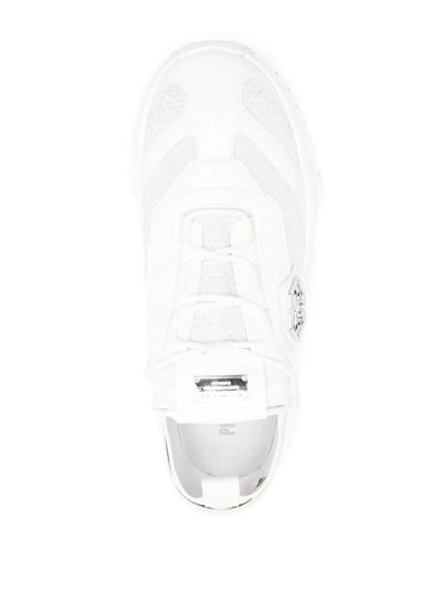 Shop Philipp Plein Predator Tm High-top Sneakers In White