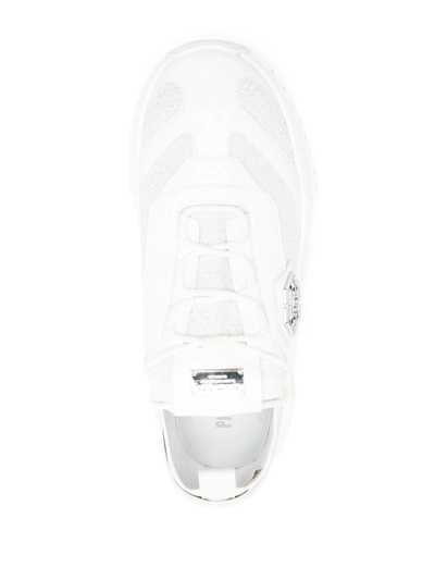 Philipp Plein Predator Tm High-top Sneakers In White