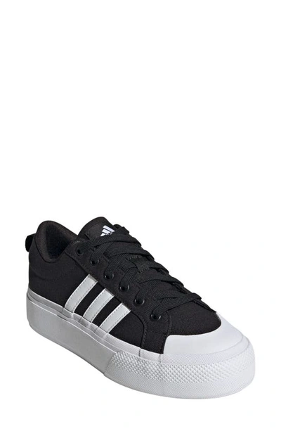 Shop Adidas Originals Bravado 2.0 Platform Skate Sneaker In Black/ White/ Black