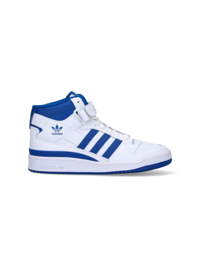 Shop Adidas Originals Sneakers "forum Mid" In White