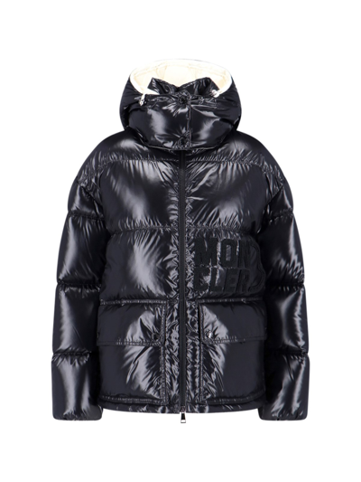 Shop Moncler "abbaye" Puffer Jacket In Black  