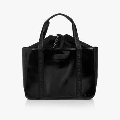 Shop Dkny Girls Black Tote Bag (46cm)