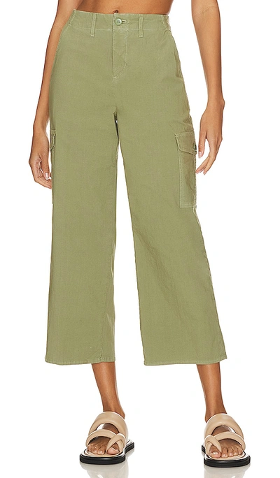 Shop L Agence Zoella Cargo Pant In Soft Army