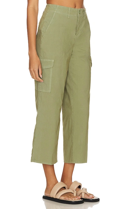 Shop L Agence Zoella Cargo Pant In Soft Army