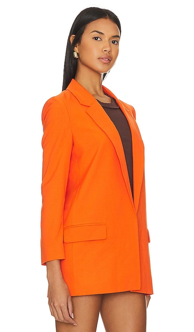 Shop Allsaints Aleida Tri Blazer In Vivid Orange
