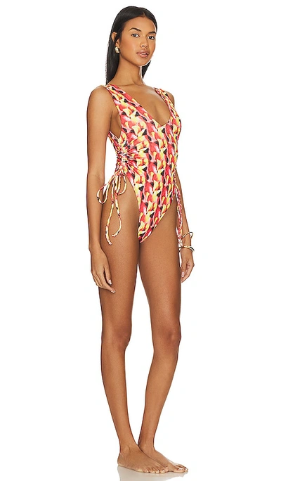 Shop Mello The Label V One Piece In Kaleidoscope