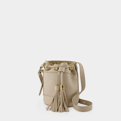 Shop See By Chloé Vicki Crossbody Bag - See By Chloã© - Leather - Cement Beige