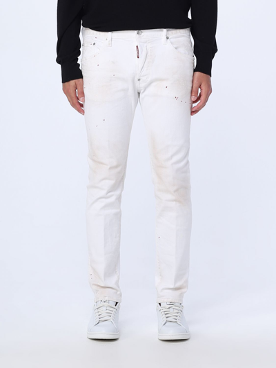 Shop Dsquared2 Jeans In Denim In White