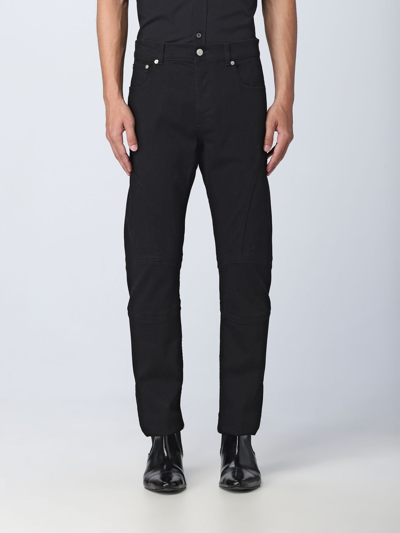 Shop Alexander Mcqueen Jeans In Stretch Denim In Black