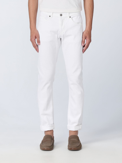 Shop Dondup Jeans In Stretch Denim In White