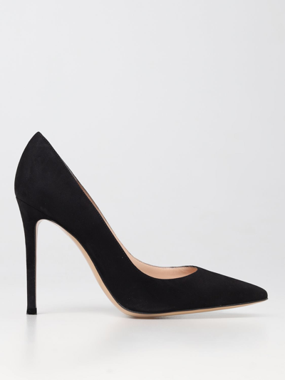 Shop Gianvito Rossi Court Shoes  Woman In Black