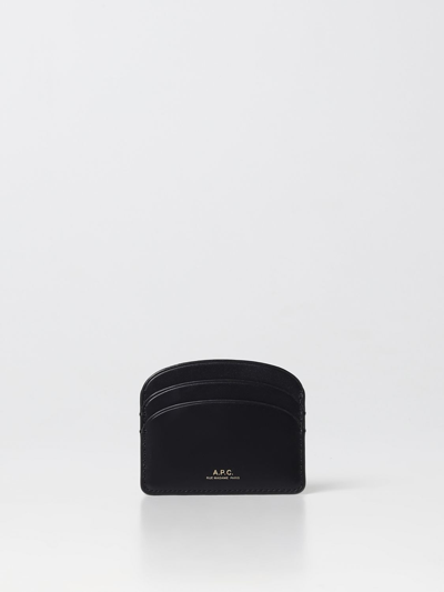 Apc Wallet A.p.c. Woman Color Black In Black