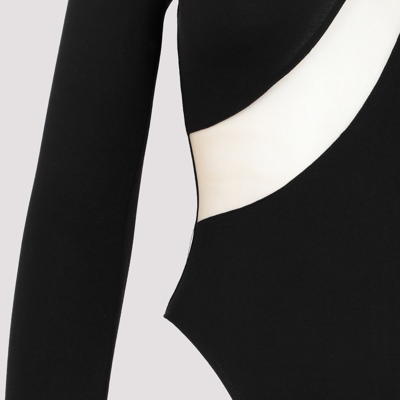 Shop David Koma Bodysuit In Black