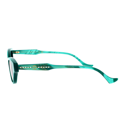 Shop Gucci Eyewear Sunglasses In Green