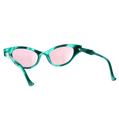 Shop Gucci Eyewear Sunglasses In Green