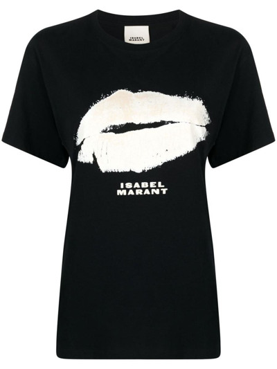 Shop Isabel Marant Yates T-shirt Clothing In Black