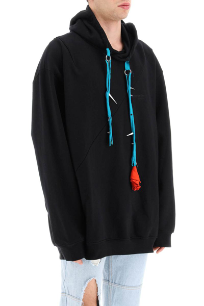 Shop Jordanluca Wool And Mohair Jacquard Sweater In Black