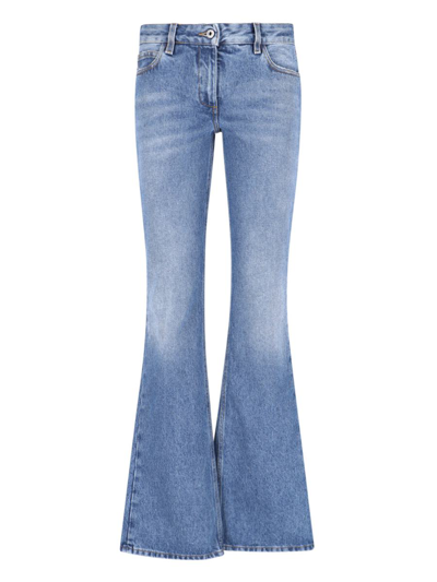 Shop Off-white Jeans In Blue