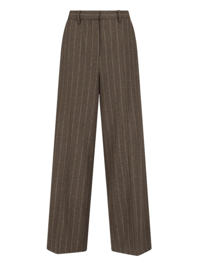 Shop Remain Birger Christensen Remain Trousers In Brown