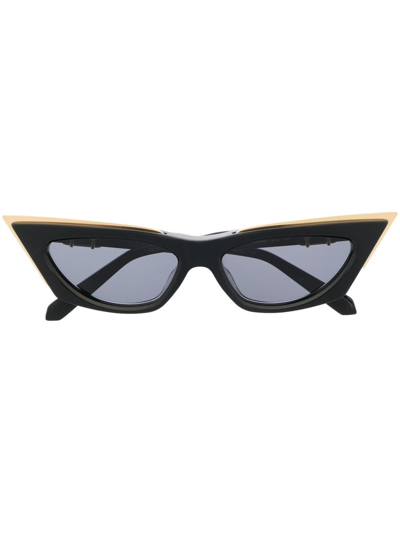 Shop Valentino Garavani Cat-eye Sunglasses In Black