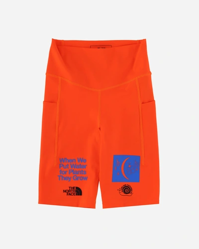 Shop The North Face Project X Online Ceramics Wmns 9 Biker Shorts Power In Orange