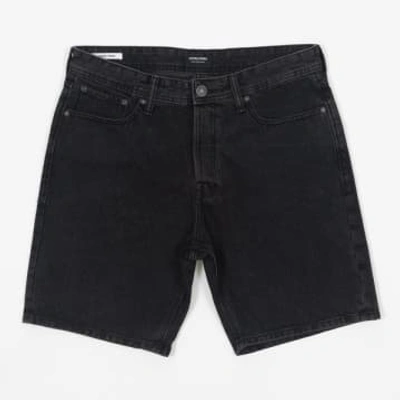 Shop Jack & Jones Chris Original Denim Shorts In Black In Blue