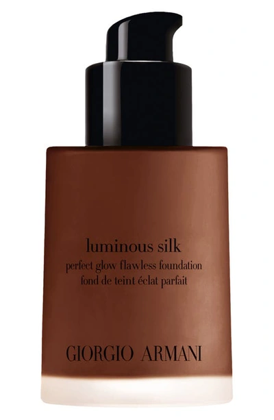 Shop Armani Beauty Luminous Silk Natural Glow Foundation, 0.6 oz In 15 Very Deep/neutral