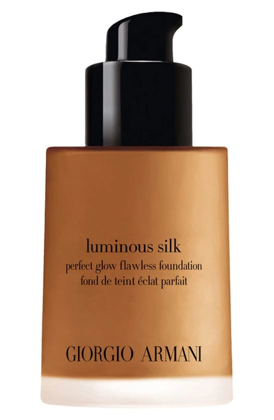 Shop Armani Beauty Luminous Silk Natural Glow Foundation, 0.6 oz In 10 Deep/golden