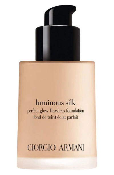 Shop Armani Beauty Luminous Silk Natural Glow Foundation, 0.6 oz In 4.75 Light/pink