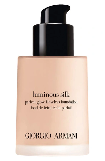 Armani Collezioni Armani Beauty Luminous Silk Natural Glow Foundation In 3.75 Very Fair/pink
