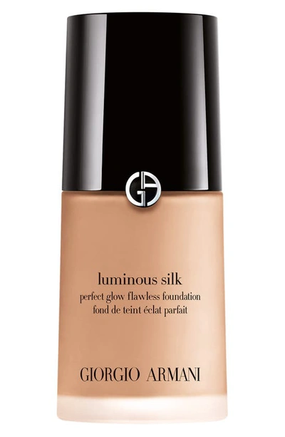 Shop Armani Collezioni Luminous Silk Natural Glow Foundation, 0.6 oz In 5.5 Medium/peach