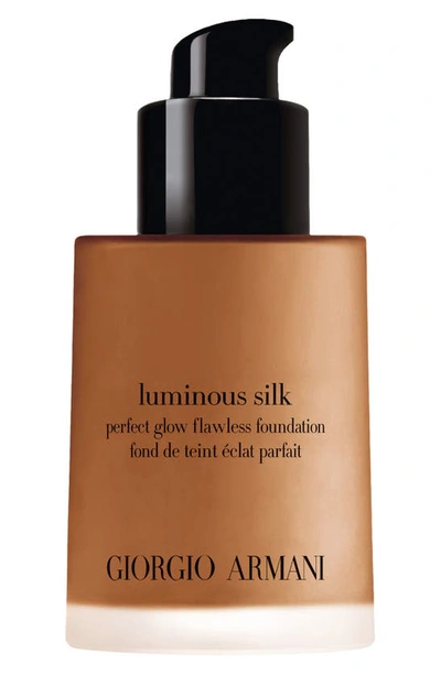 Shop Armani Beauty Luminous Silk Natural Glow Foundation, 0.6 oz In 12 Deep/red