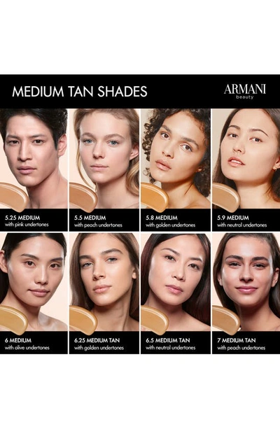 Armani Collezioni Armani Beauty Luminous Silk Natural Glow Foundation In 5.8 Medium/golden