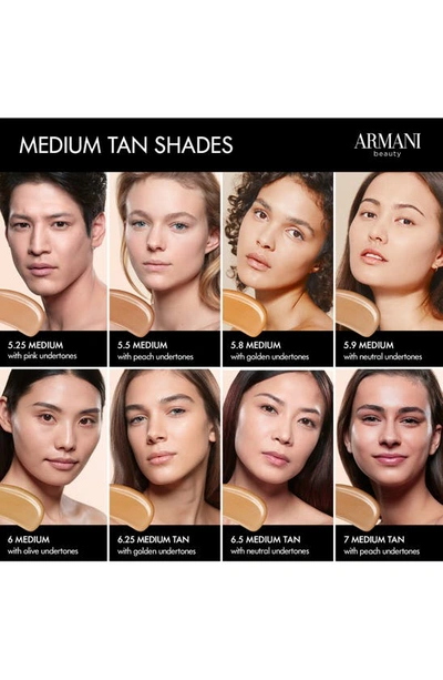 Shop Armani Beauty Luminous Silk Natural Glow Foundation, 0.6 oz In 6.25 Medium-tan/golden