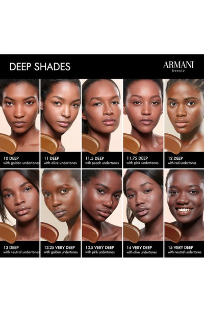 Armani Collezioni Armani Beauty Luminous Silk Natural Glow Foundation In 11.75 Deep/pink