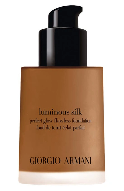 Shop Armani Beauty Luminous Silk Natural Glow Foundation, 0.6 oz In 11.75 Deep/pink