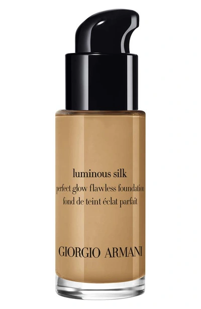 Shop Armani Collezioni Armani Beauty Luminous Silk Natural Glow Foundation In 7.75 Tan/golden