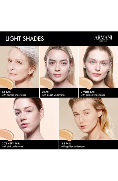Armani Collezioni Armani Beauty Luminous Silk Natural Glow Foundation In 3.8 Fair/golden